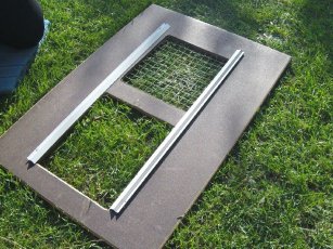 Montage Hühnerklappe